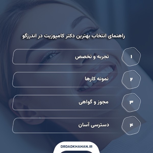 راهنمای انتخاب بهترین دکتر کامپوزیت در اندرزگو