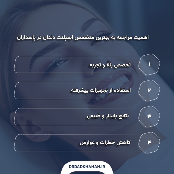 اهمیت مراجعه به بهترین متخصص ایمپلنت دندان در پاسداران