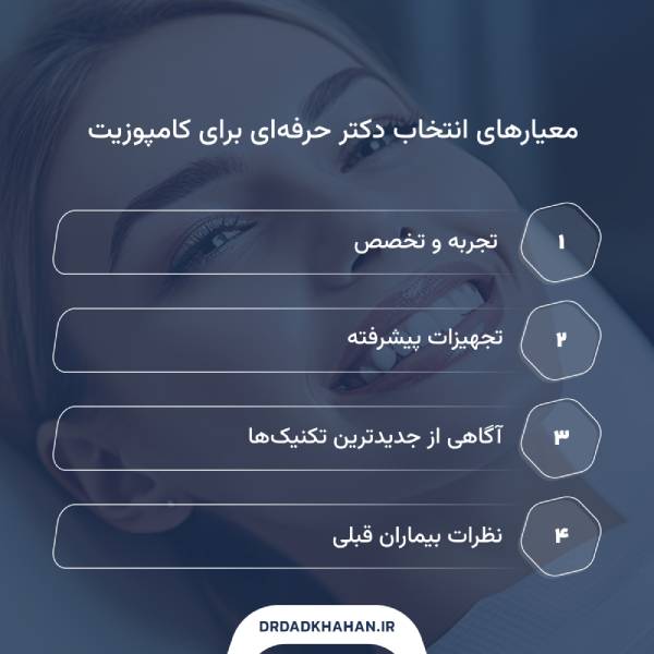 معیارهای انتخاب دکتر حرفه‌ای برای کامپوزیت