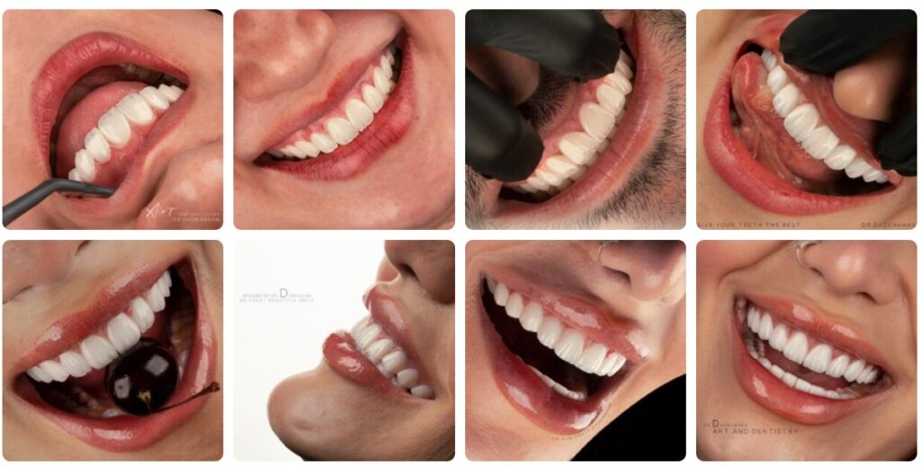 نمونه کار زیبایی دندان انجام شده توسط دکتر دادخواهان 
