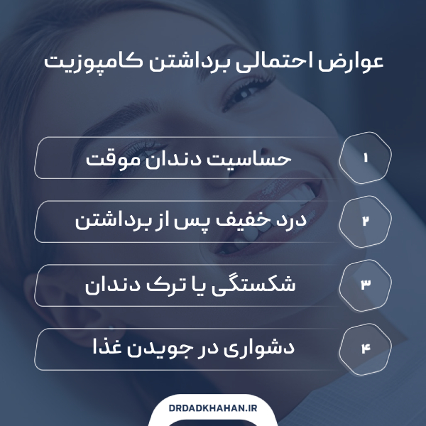 خطرات برداشتن کامپوزیت